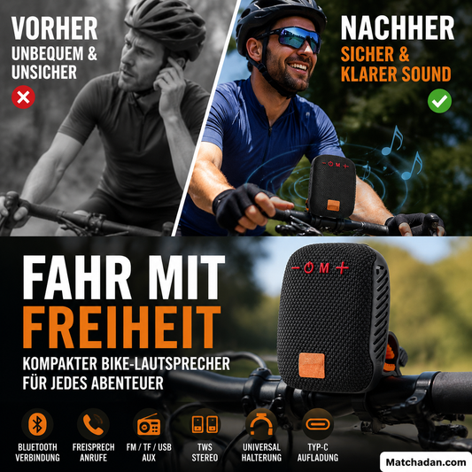🔊 40% RABATT! 🚲 2026 MONSTER M3 Tragbarer Bluetooth-Lautsprecher, TWS-Stereo-Sound, IPX7 wasserdicht, magnetischer Clip-Lautsprecher, 80 g ultraleichter, kabelloser Lautsprecher für Outdoor-Aktivitäten, Reisen, Camping und Arbeit 🎵