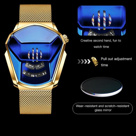 ⌚60% Rabatt🔥Luxus Herren Rennsport Rhombus Uhr