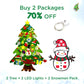 🔔Weihnachtsangebote 50 % Rabatt🔔DIY-Filz-Weihnachtsbaum-Set🎄