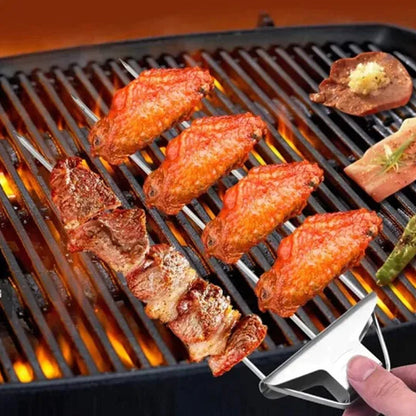 🔥50% OFF🔥Halbautomatische Grillgabel aus Edelstahl 🥩