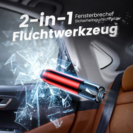 ⌛ Nur noch 3 Tage – 50 % auf alles! ⏰Notfall-Autofenster-Brecher mit Sicherheitsgurt-Schneider