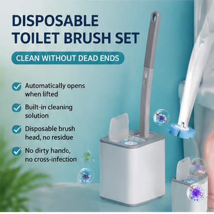 Einweg-Toilettenbürsten-Set mit 18 Ersatzbürsten