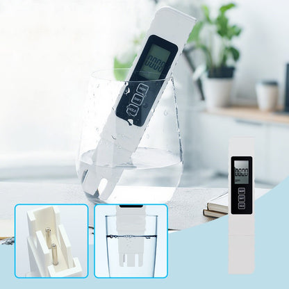 💧 ACQUISTA 2 OTTIENI 3! ✨ Tester per la Qualità dell'Acqua 3 in 1 - Misura pH, Cloro e Durezza con Display LCD per Piscine e Acquari 🌊📱