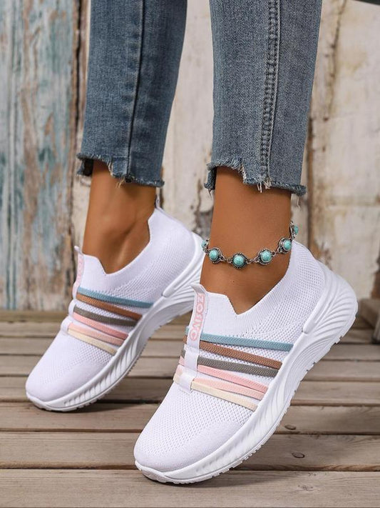 Atmungsaktive Damen-Sneaker aus Mesh zum Hineinschlüpfen