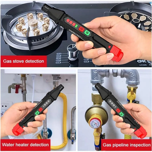 🔥Hot Sale 49% Off🔥Erdgas-Leckdetektor, mit akustischem und optischem Alarm