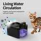 Automatischer Katzenbrunnen 2,2 l batteriebetriebener Trinkbrunnen für Haustiere mit Bewegungssensor, kabelloses, geräuschloses Design für Hunde und Katzen #TOP-AUSWAHL