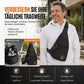 🎒 50% RABATT! 💼 Wasserdichte Umhängetasche mit mehreren Fächern – Verstellbarer Trageriemen – Ideal für Alltag, Reisen oder Ausflüge – trockener & sicherer Stauraum 🌧️✨