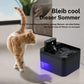 Automatischer Katzenbrunnen 2,2 l batteriebetriebener Trinkbrunnen für Haustiere mit Bewegungssensor, kabelloses, geräuschloses Design für Hunde und Katzen #TOP-AUSWAHL