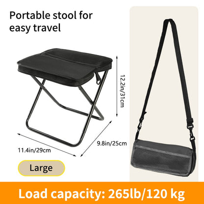📢📢50 % Rabatt!!!✨ Ultraleichter Klapphocker – trägt bis zu 120 kg