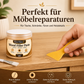 Holzspachtelmasse zum Ausbessern von Rissen und Löchern an Möbeln – Reparaturset