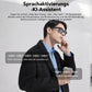 KI-Smart-Brille mit ChatGPT, 8-MP-Kamera und HD 1200P 4K-Videoaufzeichnung, Echtzeitübersetzung in über 160 Sprachen, Bluetooth 5.4, HiFi-Audio- und Musiksteuerung, intelligente Sonnenbrille mit Videoaufzeichnung für unterwegs