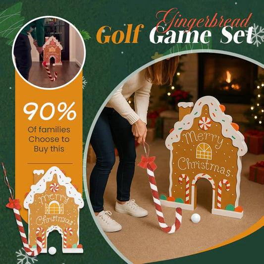 🎅 Lebkuchen-Golf-Spielset – Bestes Weihnachtsspiel🎄🍪 50% RABATT JETZT! ✨ Lebkuchen-Golf-Spielset - Festliches 2-Putter & 6-Loch-Spiel für Familienweihnachtsfeiern! 🎄🏌️‍♂️