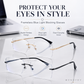 👓 Anti-Blaulicht-Brille randlos – Schutz & Stil! HD-Gläser, Leicht & Bequem den ganzen Tag! ✨
