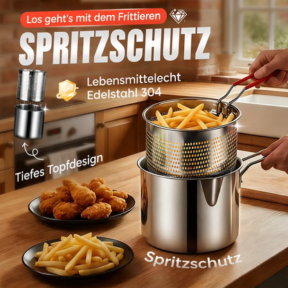 🥳HEISSER SALE 2026🥳💞50.000+ VERKAUFT!👵❤️ Multifunktionale Fritteuse aus Edelstahl 304