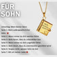 💗 Mein kleiner Sternenbuch-Anhänger für die Liebsten | Zeitloses Geschenk der Liebe an die Familie