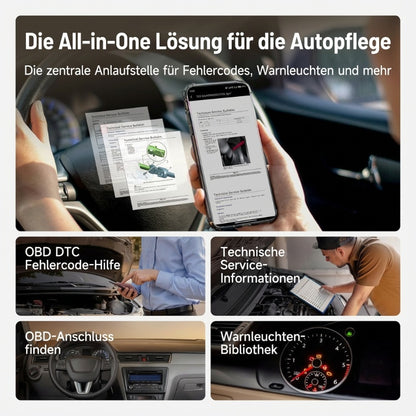 OBD2-Scanner, Bluetooth-kompatibler Fahrzeugdiagnosescanner, Fahrzeugdiagnosescanner, Kfz-Diagnosegerät #TOP-AUSWAHL