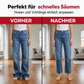 🥳HEISSER SALE 2026🥳💞50.000+ VERKAUFT!👵❤️  Aufbügelbares Saumband für Stoff