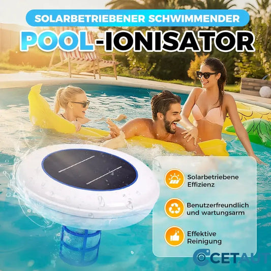 Kristallklarer Pool – ohne Chemie, mit Solarenergie! 🌞SOLARBETRIEBENER SCHWIMMENDER POOL-IONISATOR