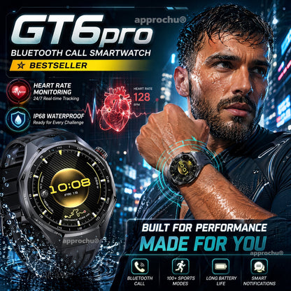 🥳HEISSER SALE 2026🥳💞50.000+ VERKAUFT!👵❤️  GT6pro Bluetooth-Smartwatch mit Anruffunktion – Bestseller