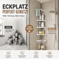 📢📢50 % Rabatt!!+Kostenloser Versand✈️Verstellbarer teleskopischer Dusch-Eckorganizer 🚿