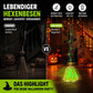 💥 50 % Rabatt ! Halloween Hexenbesen mit Lauflicht & Gruselgeräuschen – Kein Aufwand, voller Schrecken! 🧹 Überall aufstellbar, bewegt sich selbst, leuchtet grün ⚡ Limitiertes Angebot ⏳