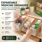 🔥 Transparenter ausziehbarer Medikamentenorganizer — ausziehbar, perfekt für einen aufgeräumten Medikamentenschrank 💊🗄️