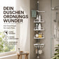 📢📢50 % Rabatt!!+Kostenloser Versand✈️Verstellbarer teleskopischer Dusch-Eckorganizer 🚿