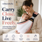 👶💛 JETZT 50 % RABATT! 4-in-1-Trage mit atmungsaktivem Mesh – 0–36 Monate, vorne und hinten – nah am Kind, die Hände frei ✨
