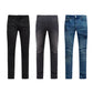Lässige Stretch-Jeans für Männer mit schmaler Passform