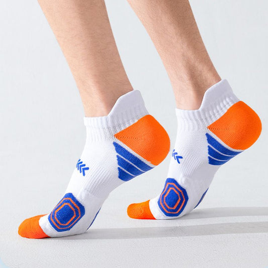 Rutschfeste, atmungsaktive, feuchtigkeitsabsorbierende Baumwoll-Sportsocken für Herren