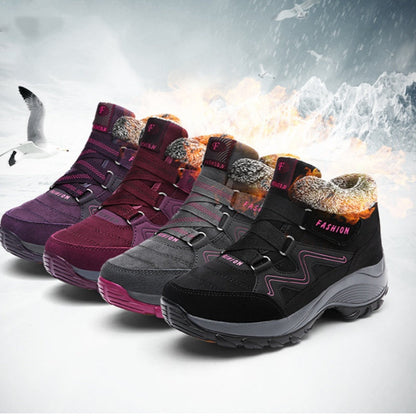 Winterstiefel mit warmem Kunstfellfutter und rutschfester Sohle