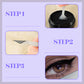 Wasserfeste Eyeliner-Schablonen aus Silikon mit geflügelter Spitze