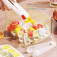 🔥Essentials für den Sommer🧊2-stufige, praktische Push-In-Eiswürfelform mit Tabletthülle ❄️🍹