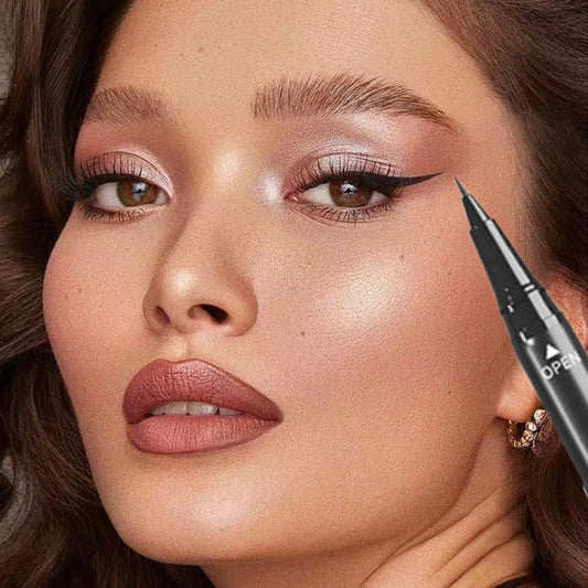 2-in-1 wasserfester und schnell trocknender Stempel für die unteren Wimpern mit ultrafeinem Eyeliner-Stift