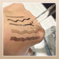 2-in-1 wasserfester und schnell trocknender Stempel für die unteren Wimpern mit ultrafeinem Eyeliner-Stift