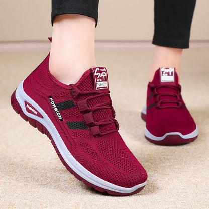 Damen atmungsaktive Outdoor-Sneaker aus Mesh