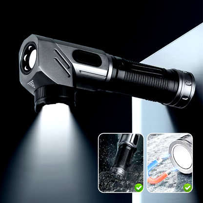 1500 Lumen 90-Grad-Taschenlampe mit Magnetfuß