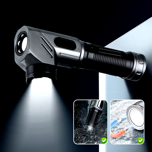 1500 Lumen 90-Grad-Taschenlampe mit Magnetfuß