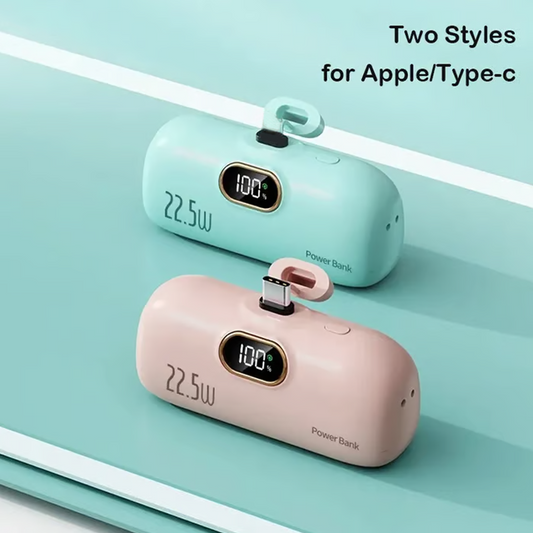 🏆50% Rabatt für eine begrenzte Zeit🔋5000mAh Mini tragbares Ladegerät Power Bank für Telefon✨