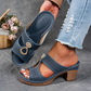 Orthopädische Sandalen mit Strass-Absatz (2 kaufen, KOSTENLOSER VERSAND)
