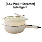 🔥 Nur noch 1 Tag! 🔥 Halber Preis für eine begrenzte Zeit - antihaftbeschichteter Elektro-Wok zum Kochen