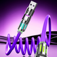 Kompaktes 4-in-1-Auto-Ladekabel mit Aufrollmechanismus