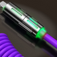 Kompaktes 4-in-1-Auto-Ladekabel mit Aufrollmechanismus