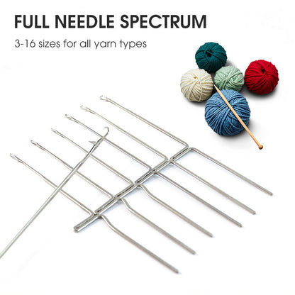 Häkelnadeln mit Zunge für Pullover