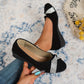🔥50% RABATT – 💃Leichte, modische Damenschuhe mit Strass und Keilabsatz