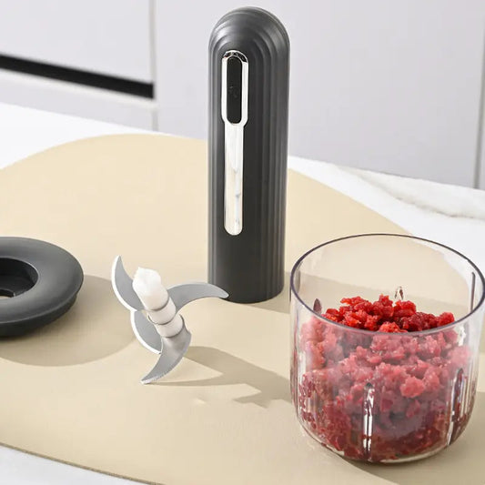 💥Letzte Stunde: 50% Rabatt🔪USB-Kabelloser Küchenzerkleinerer für Fleisch, Saucen und mehr – Schnell, hygienisch und einfach! 🍖🥦