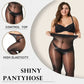 Damenstrumpfhose mit hoher Taille und transparenten Bereichen