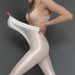 Damenstrumpfhose mit hoher Taille und transparenten Bereichen