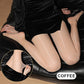 Damenstrumpfhose mit hoher Taille und transparenten Bereichen