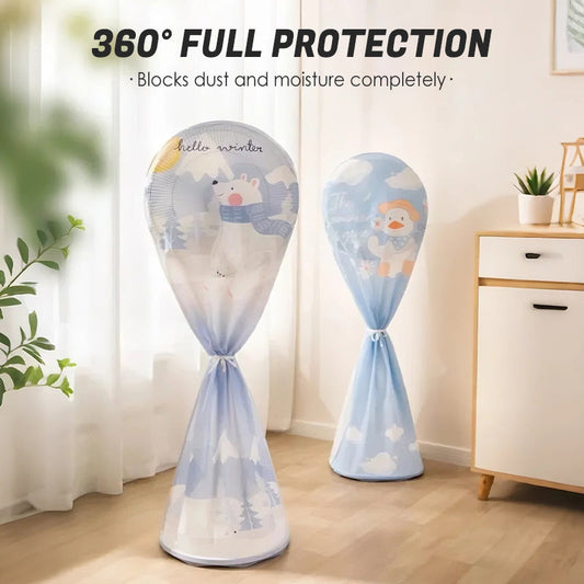 360°-Staubschutzhülle für Standventilatoren mit vollständiger Abdeckung